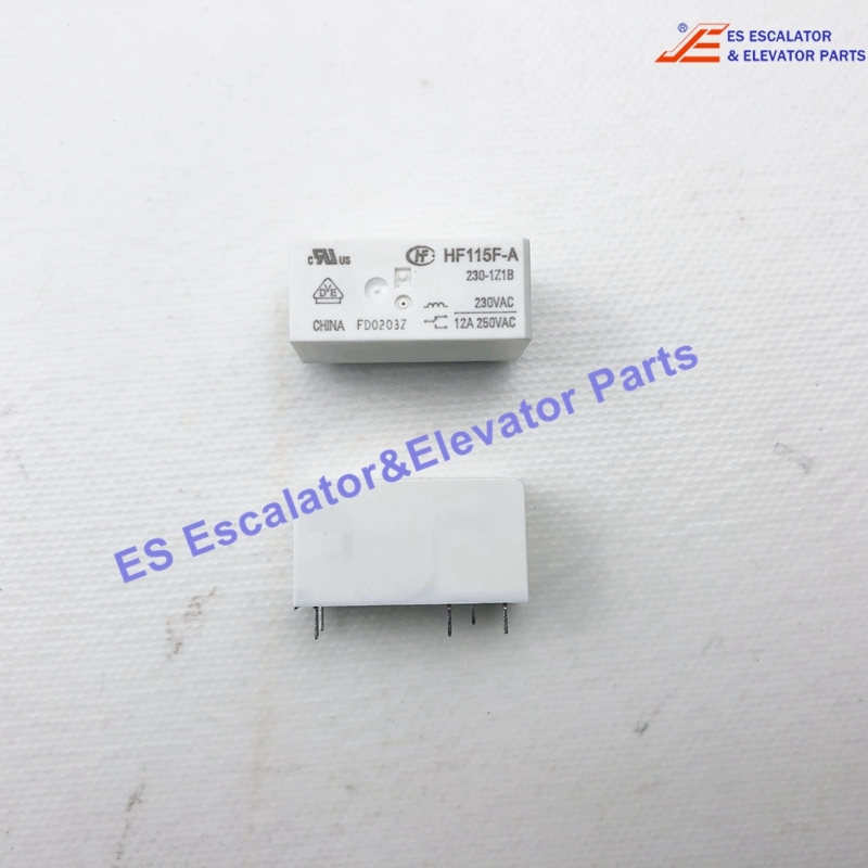 HF115F-A-230-1Z1B Elevator Power Relay 230Vac Use For Other