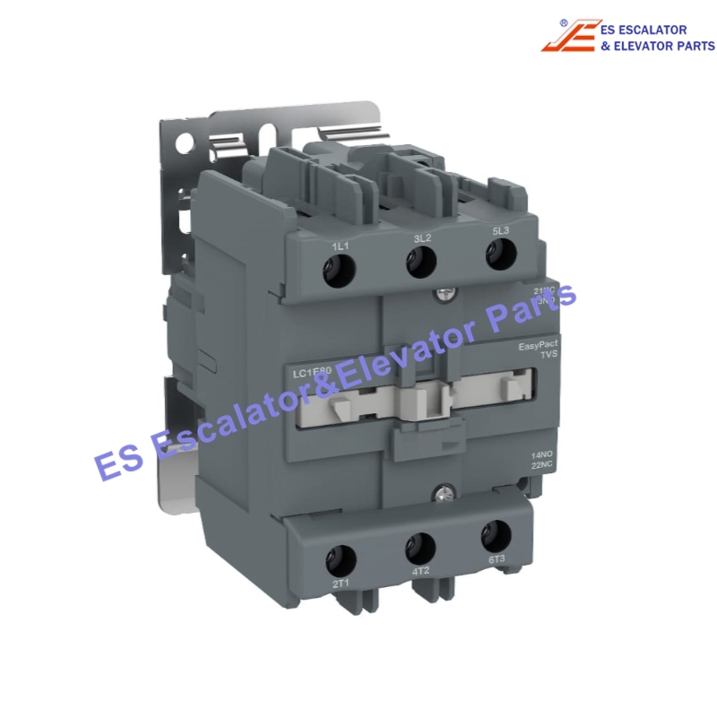 LC1E80F5+LC1N80F5N(AC110V) Elevator Contactor 80A 400V Use For Schneider
