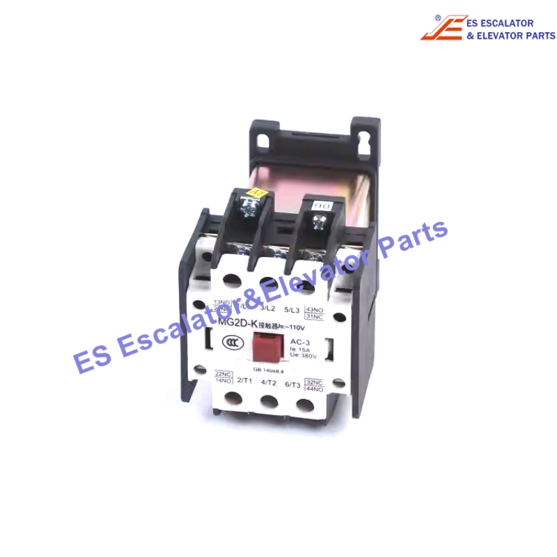 MG2D-K Elevator Contactor 110Vac 15A Use For Other