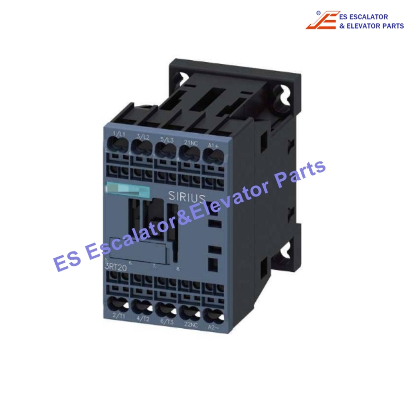  3RT2017-2BM42 Elevator Power Contactor 12A 5.5Kw 400V 220Vdc Use For Siemens