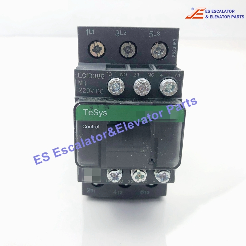 LC1D386MD Elevator Contactor 220Vdc Use For Schneider