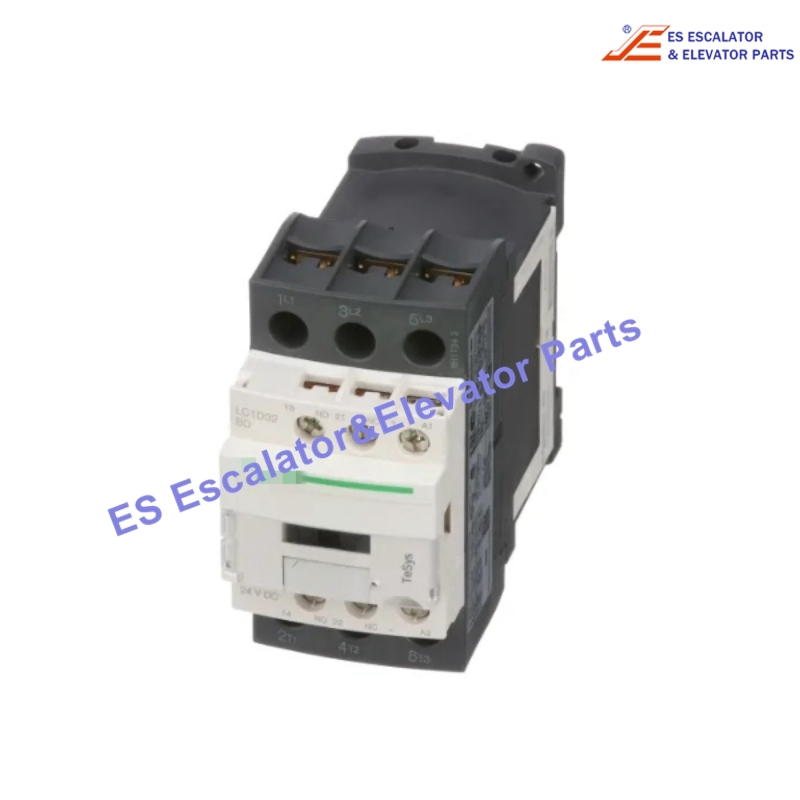 LC1D32BD Elevator Contactor 440V 32A 24Vdc Use For Schneider