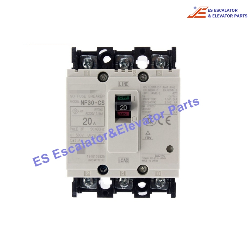 NF30-CS(AC220) Elevator Circuit Breaker Use For Mitsubishi
