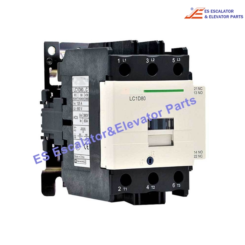 LC1D80M7C Elevator Contactor Use For Schneider