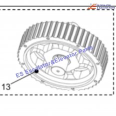 GBA494MY1 Escalator Shaft With Idle Pully