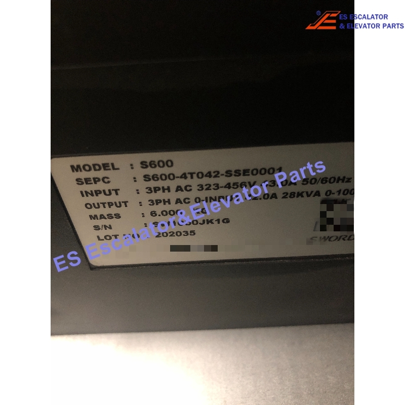 S600-4T042-SSE0001 Elevator Inverter Use For Other
