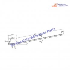 5255563D10 Escalator Guide Rail