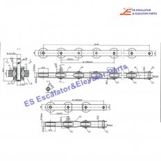 TL1335a Escalator Step Chain