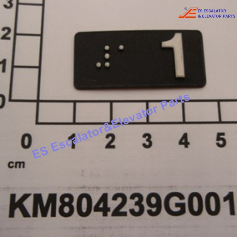 KM804239G001 Elevator BRAILLE,RECTANGLE TACTILE SYM 1 Use For Kone