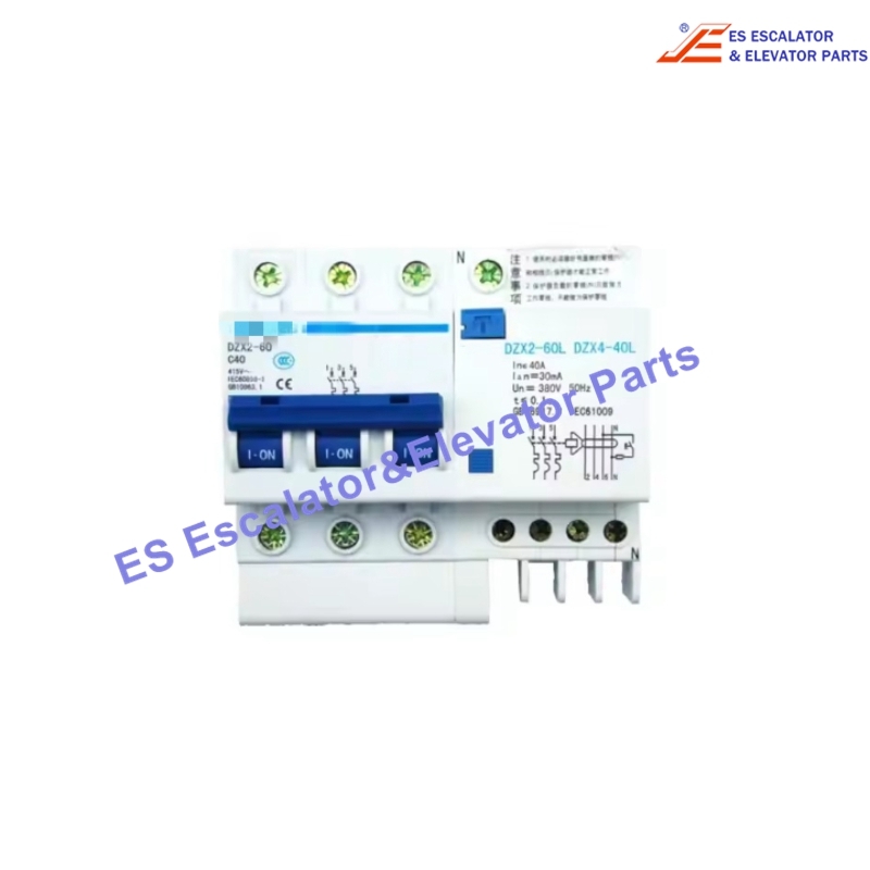 DZX2-60 C20 Elevator Circuit Breaker Use For Other